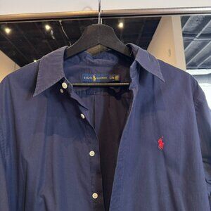 Men's Vintage Ralph Lauren Button Down Navy